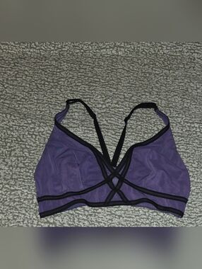 torrid Purple Bralette with Black Strappy Trim 2